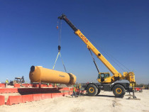 The AQUAFIX Separators weigh 38 tons in total