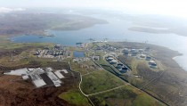 Location of Shetland Gas Plant